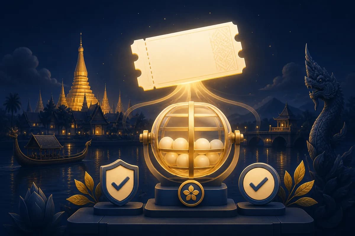 ภาพประกอบเครื่องออกรางวัลหวยลาวพัฒนาริมแม่น้ำและสถาปัตยกรรมลาว